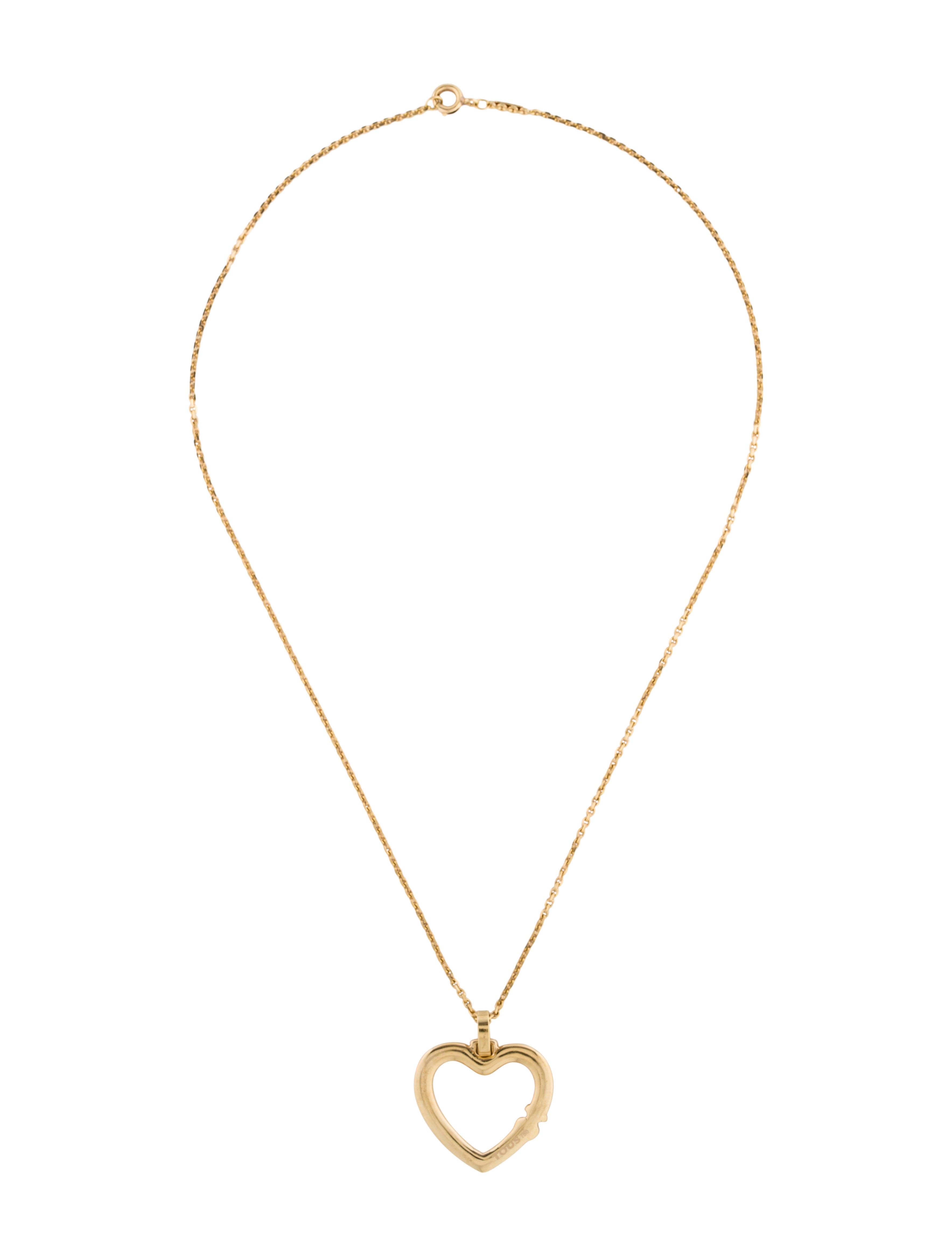 Tous Heart Pendant Necklace Necklaces TOU20037 The RealReal