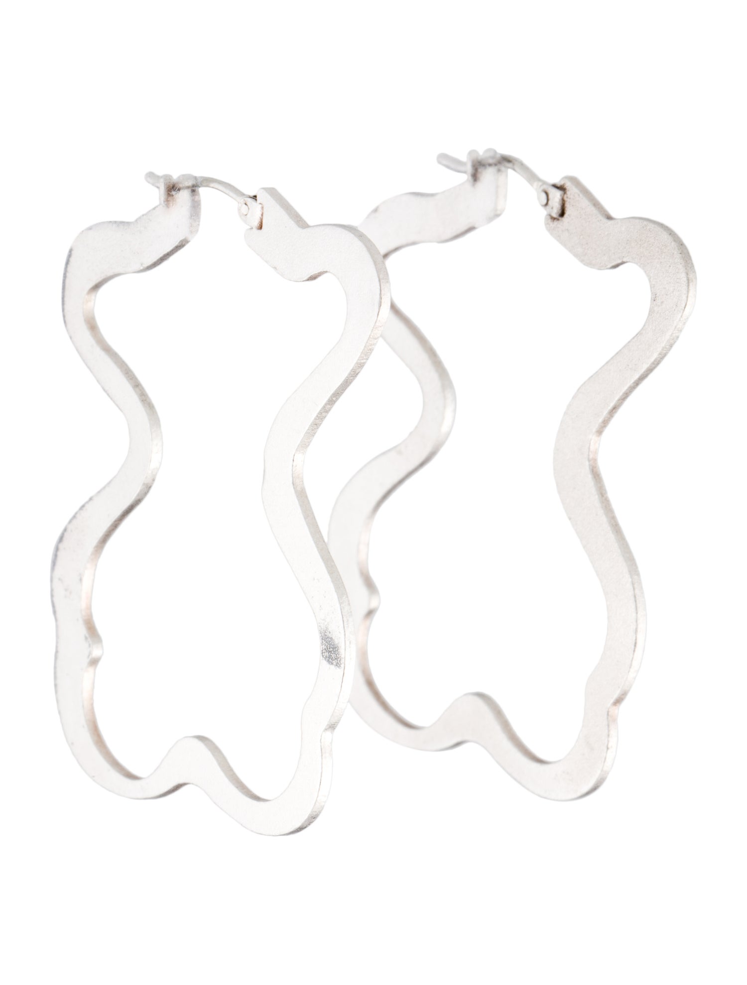 Tous Silueta Bear Hoop Earrings