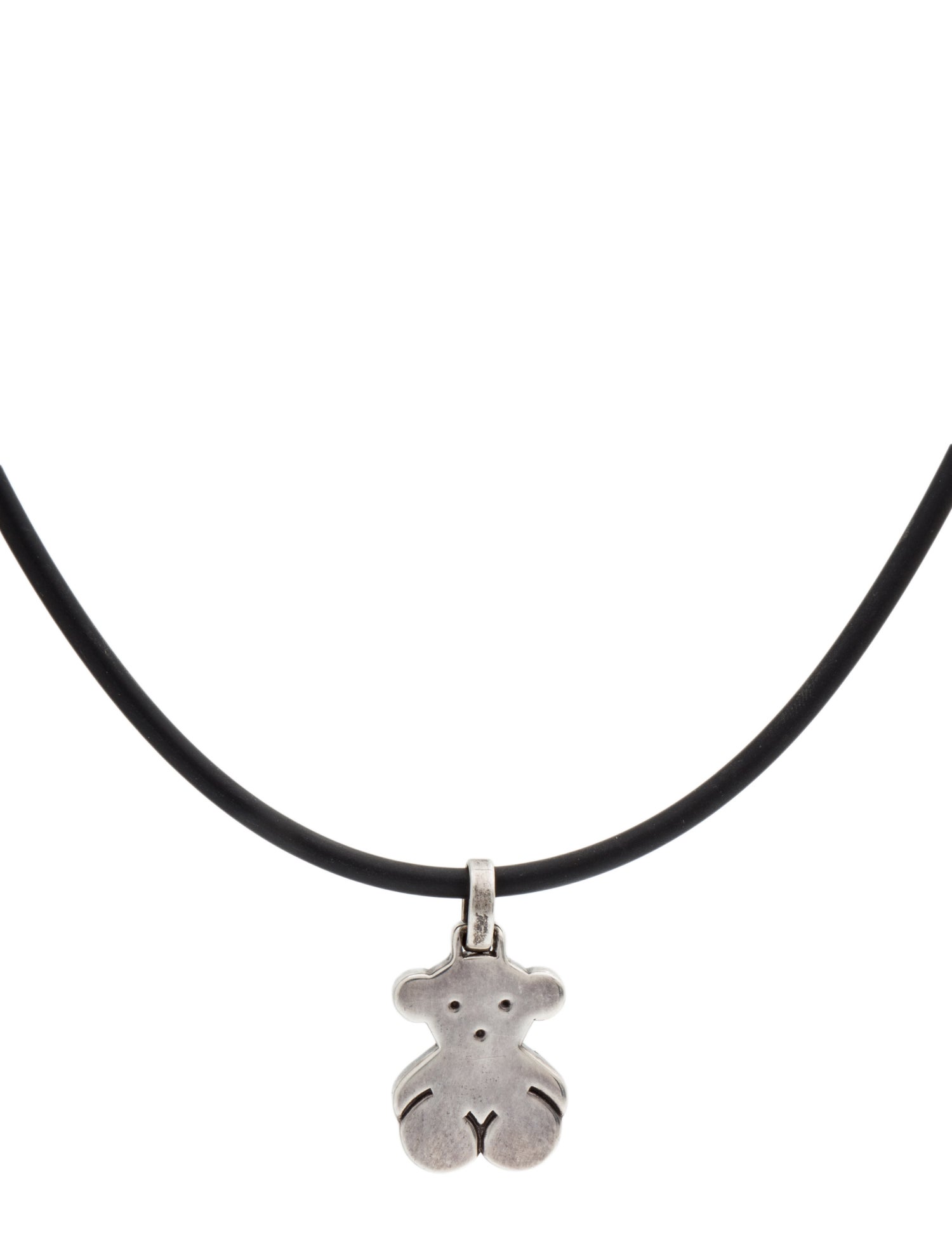 Tous Teddy Bear Pendant Necklace