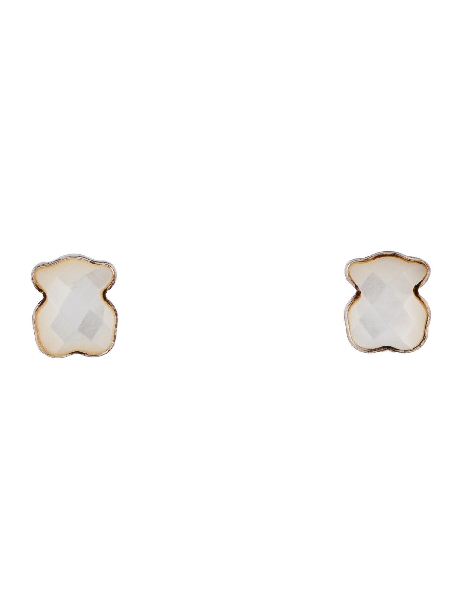 Tous Mother of Pearl Icon Bear Studs