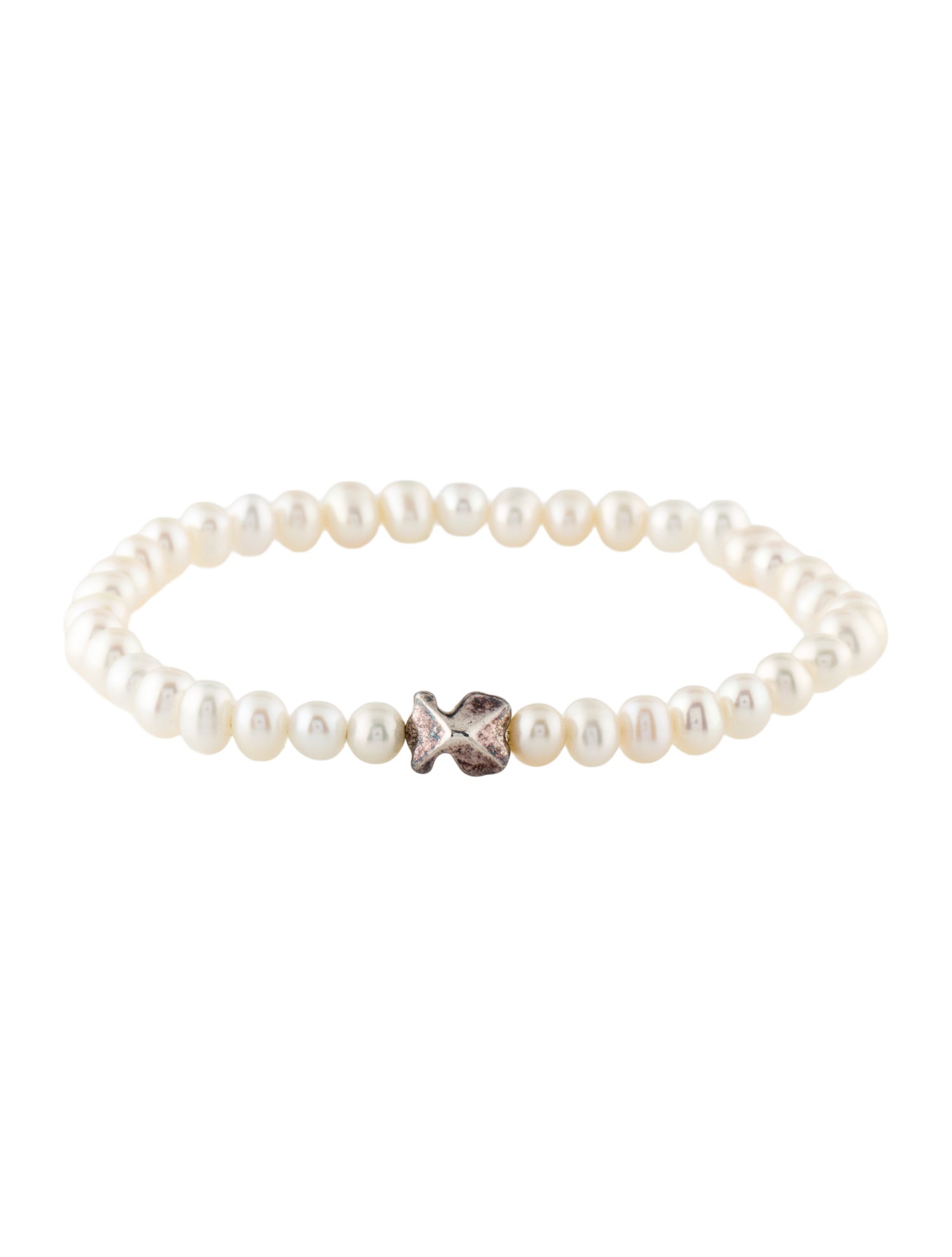 Tous Pearl Bear Motif Bracelet
