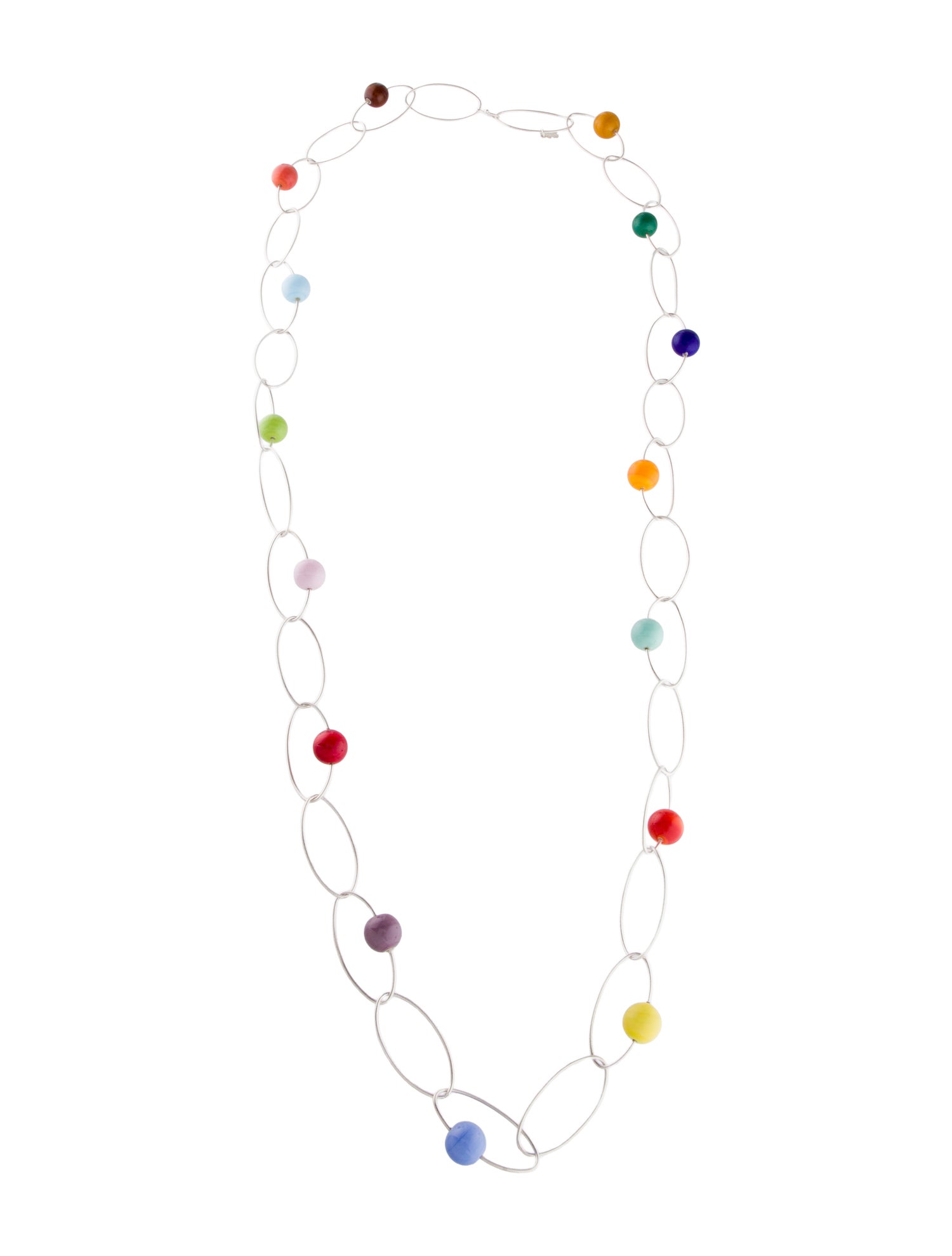 Tous Bead Oval Chain Necklace