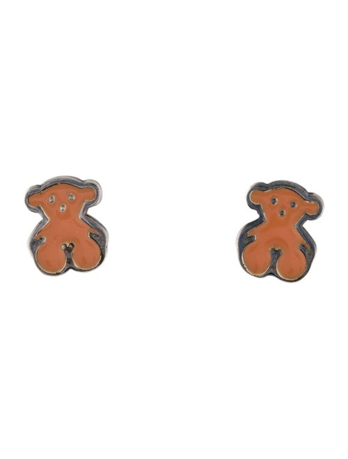 Tous Enamel Stud Earrings