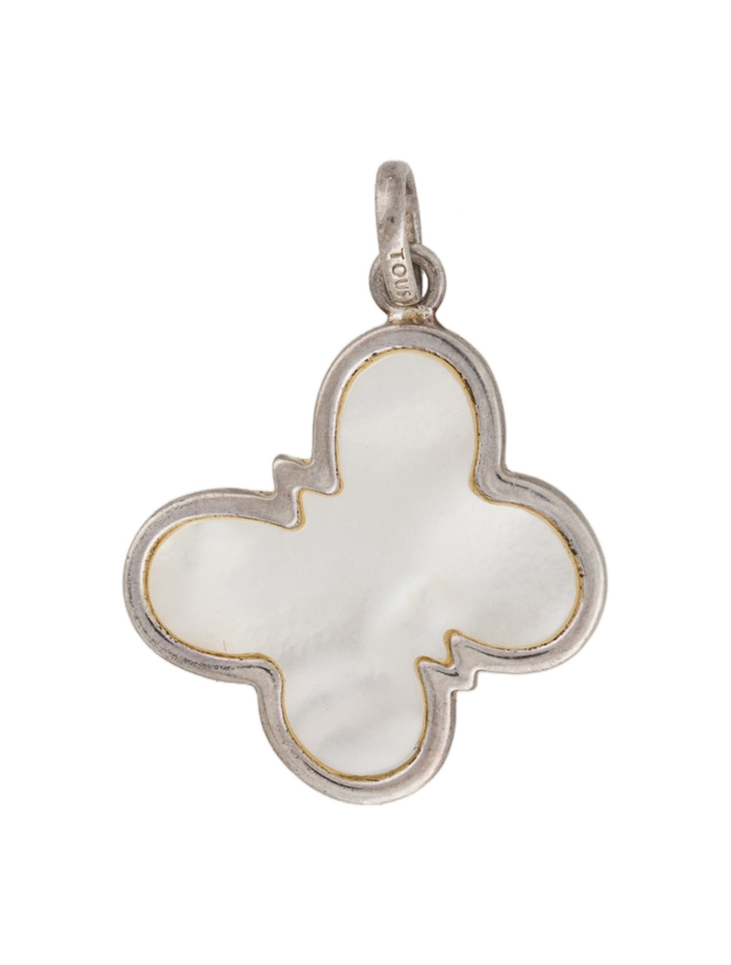 Tous Mother of Pearl Butterfly Drop Pendant