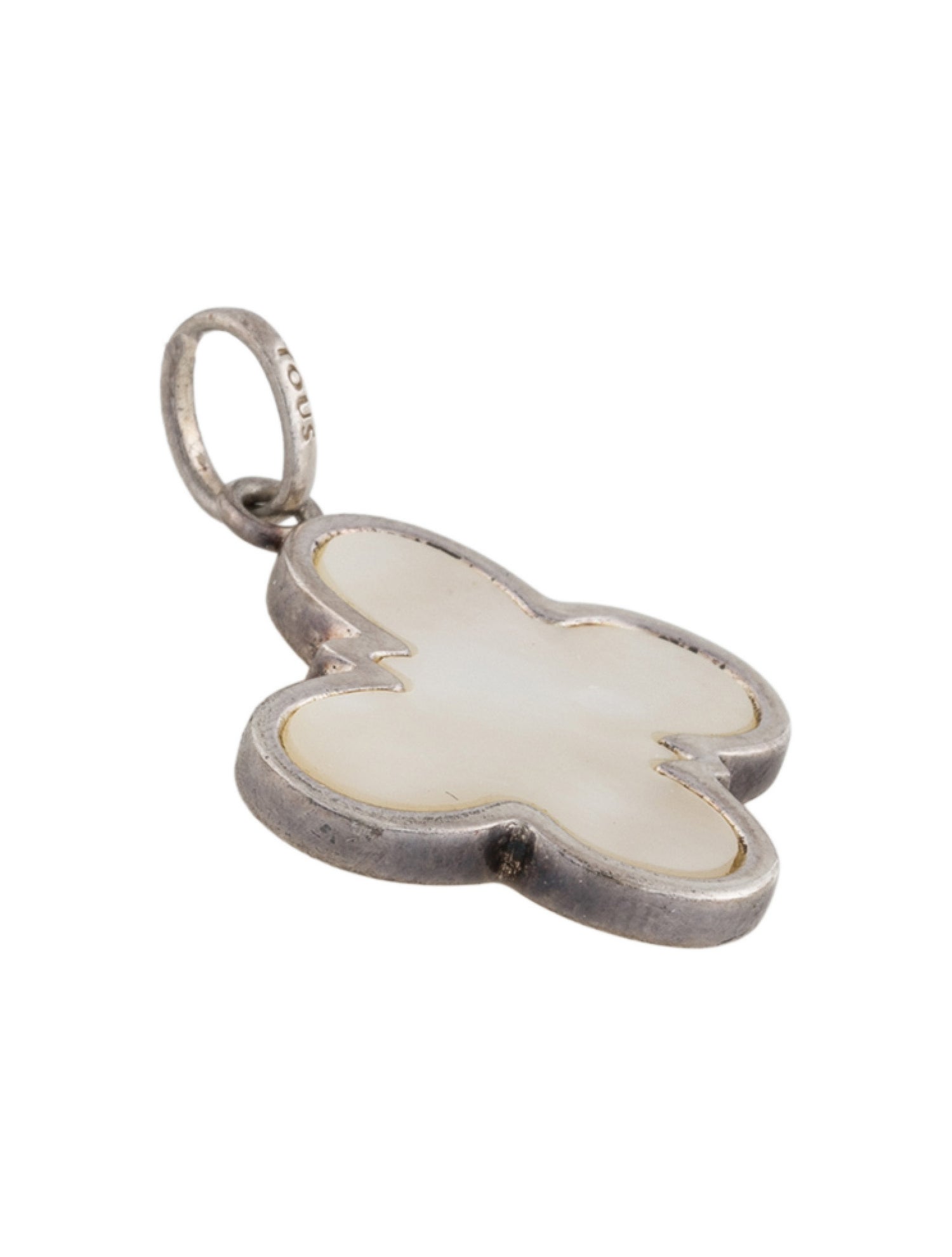 Tous Mother of Pearl Butterfly Drop Pendant