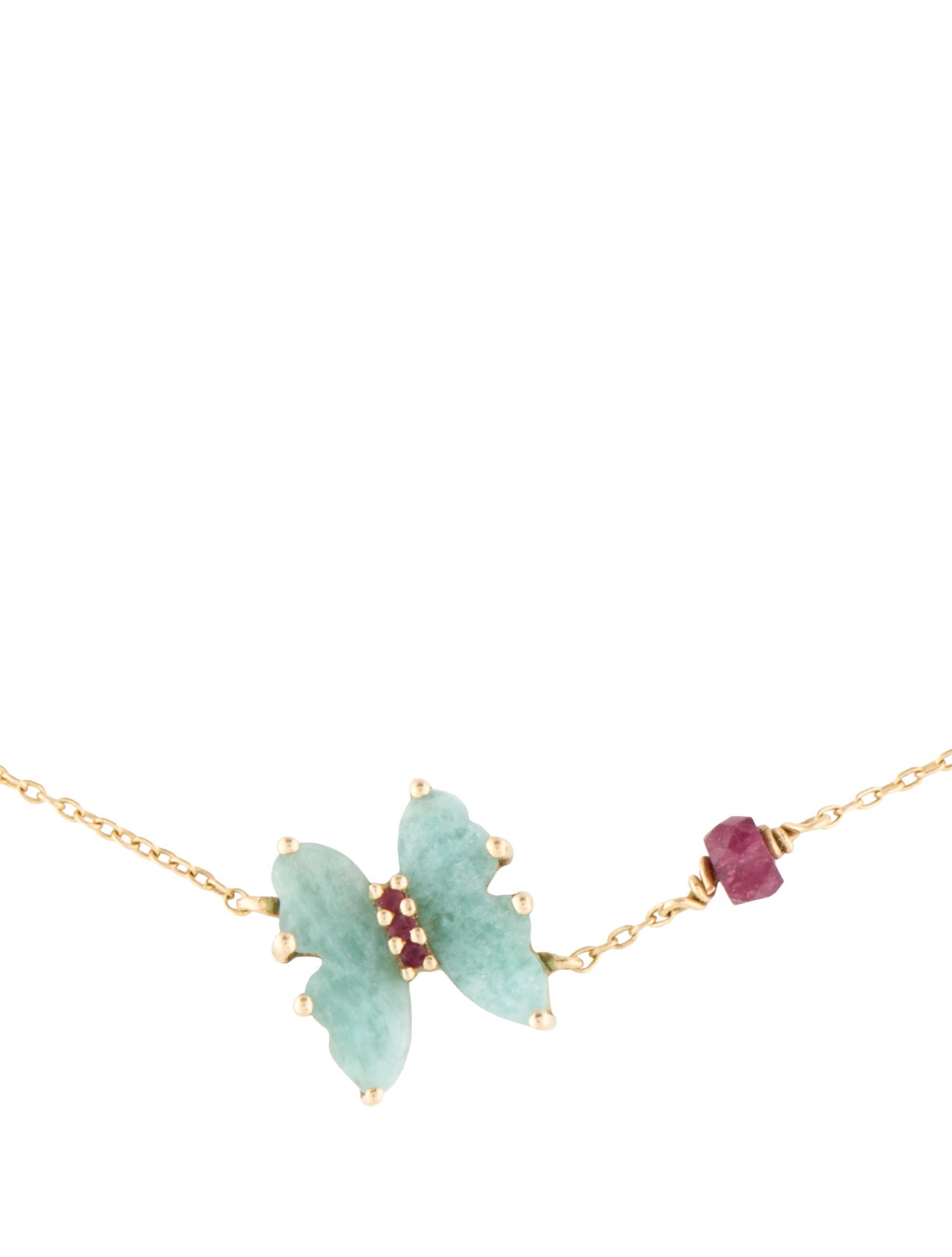 Tous 18K Amazonite, Ruby & Spinel Butterfly Vita Bracelet