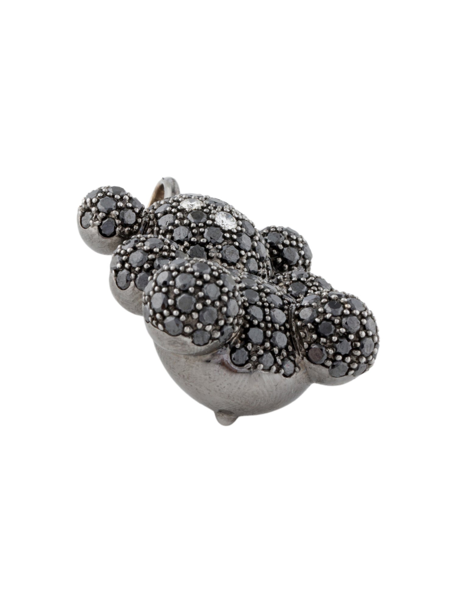 Tous 18K Diamond Bear Pendant