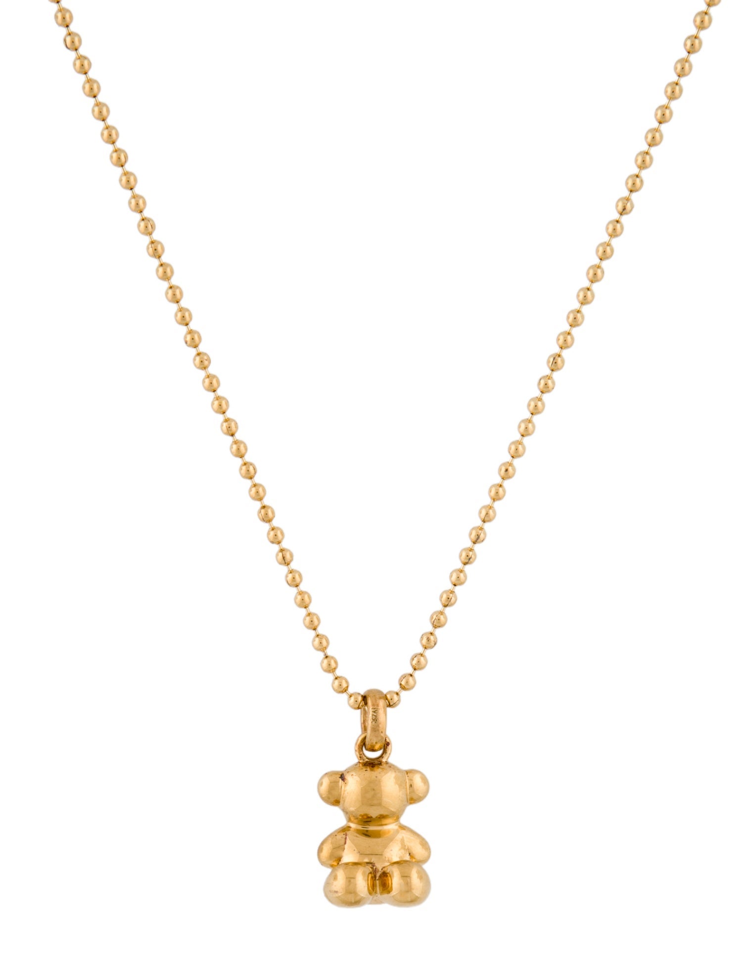 Tous Large Bold Bear Pendant Necklace