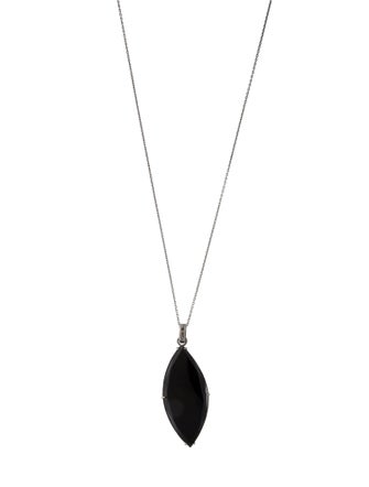 Tous Onyx Pendant Necklace