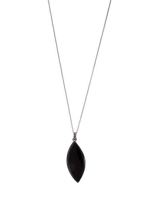 Tous Onyx Pendant Necklace