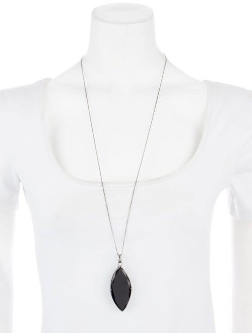 Tous Onyx Pendant Necklace