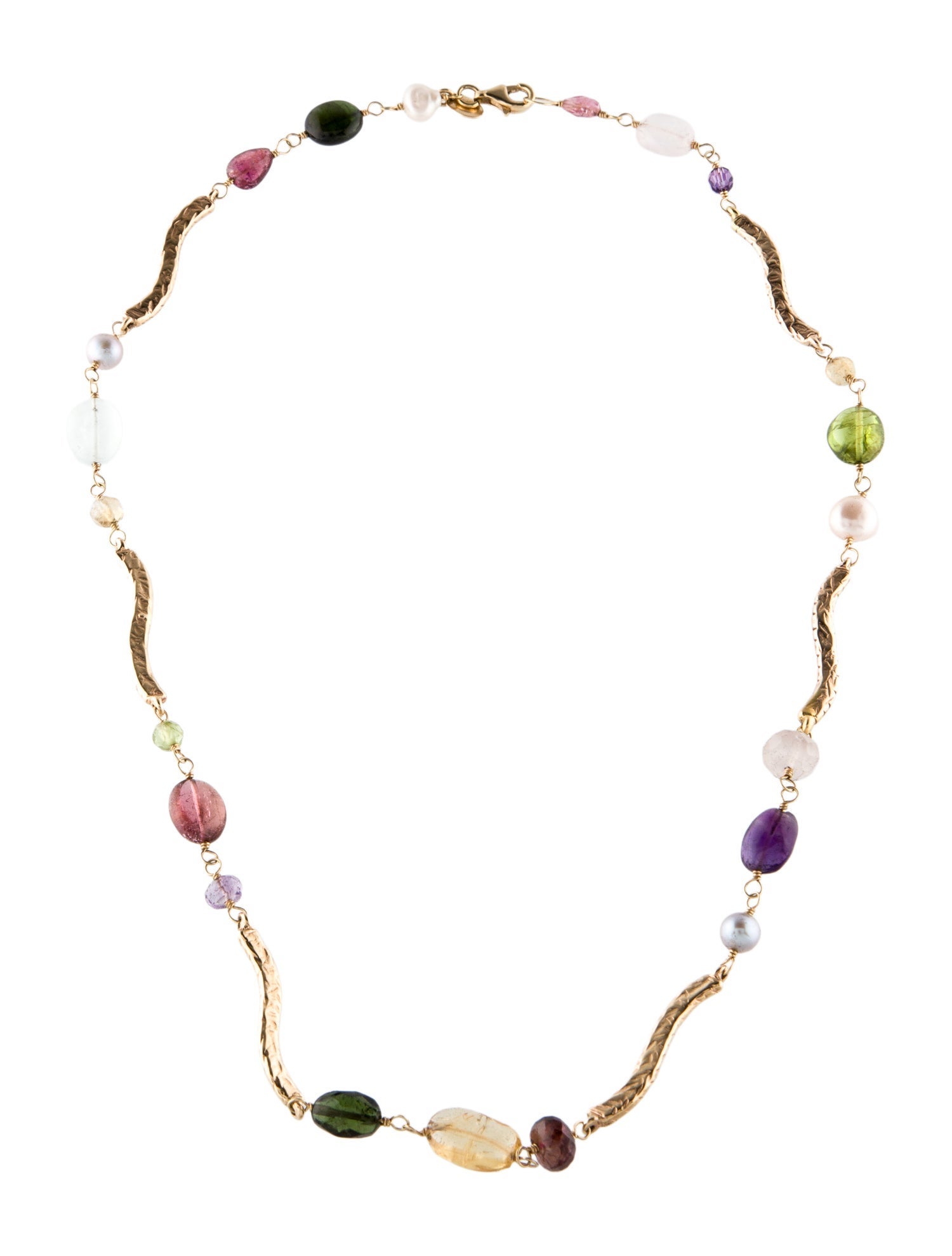 Tous 18K Multi-Stone Chain