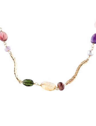 Tous 18K Multi-Stone Chain