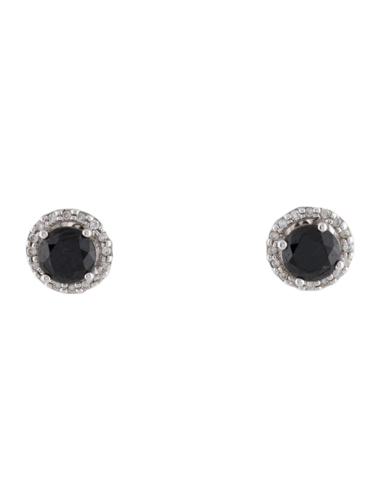 Tous 18K 1.12ctw Spinel & Diamond Stud Earrings