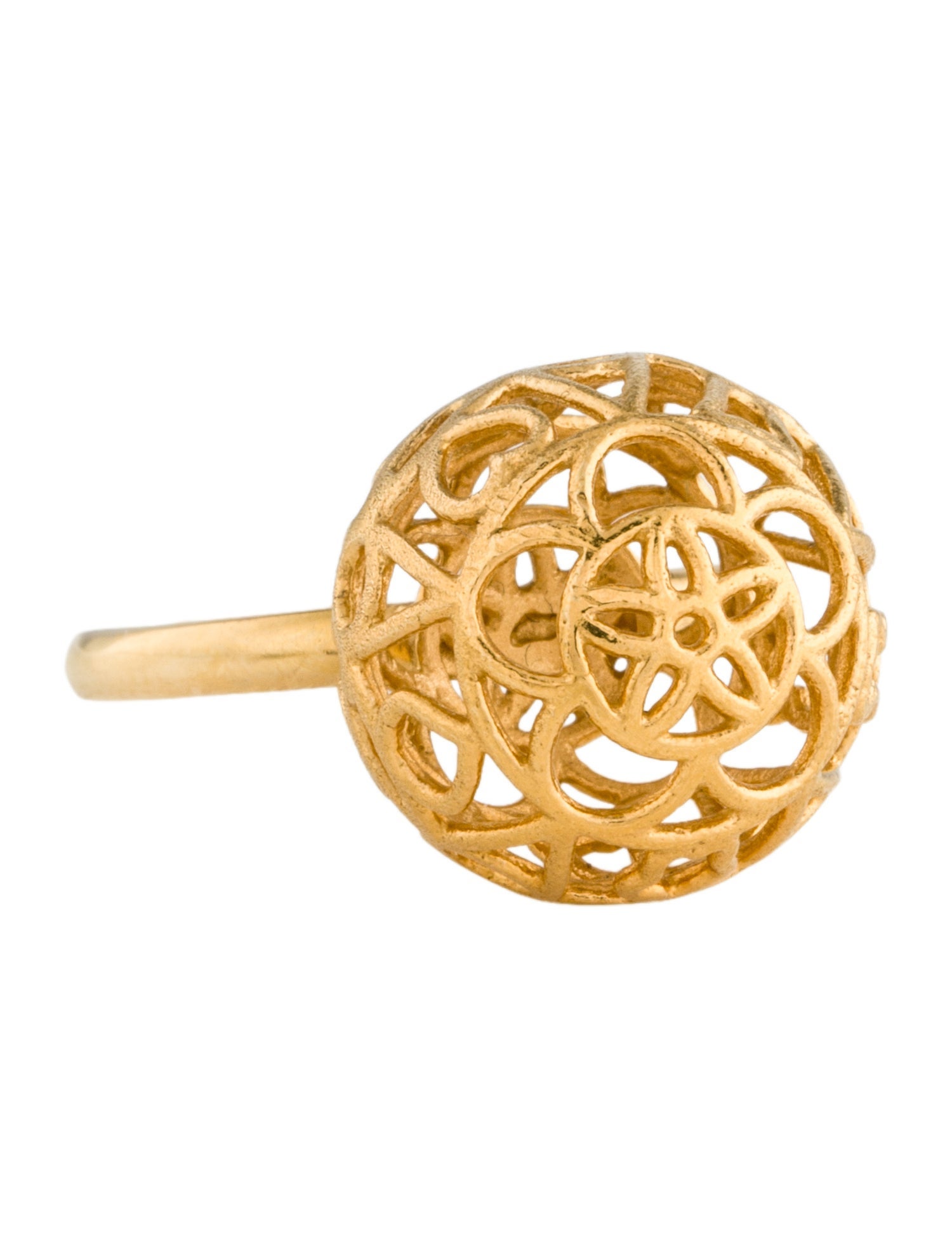 Tous 18K Openwork Cocktail Ring