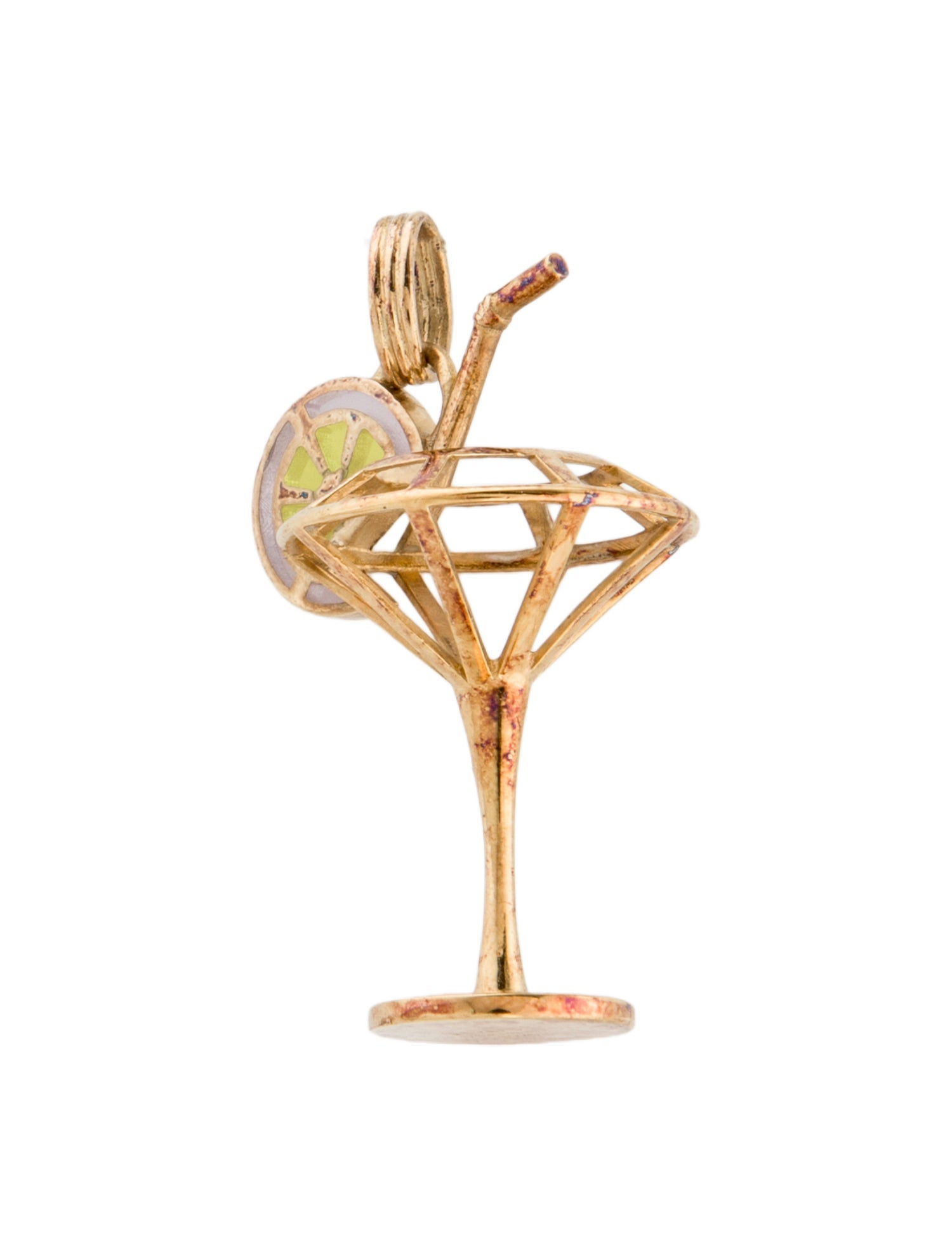 Tous Enamel Beach Cup 3D Pendant