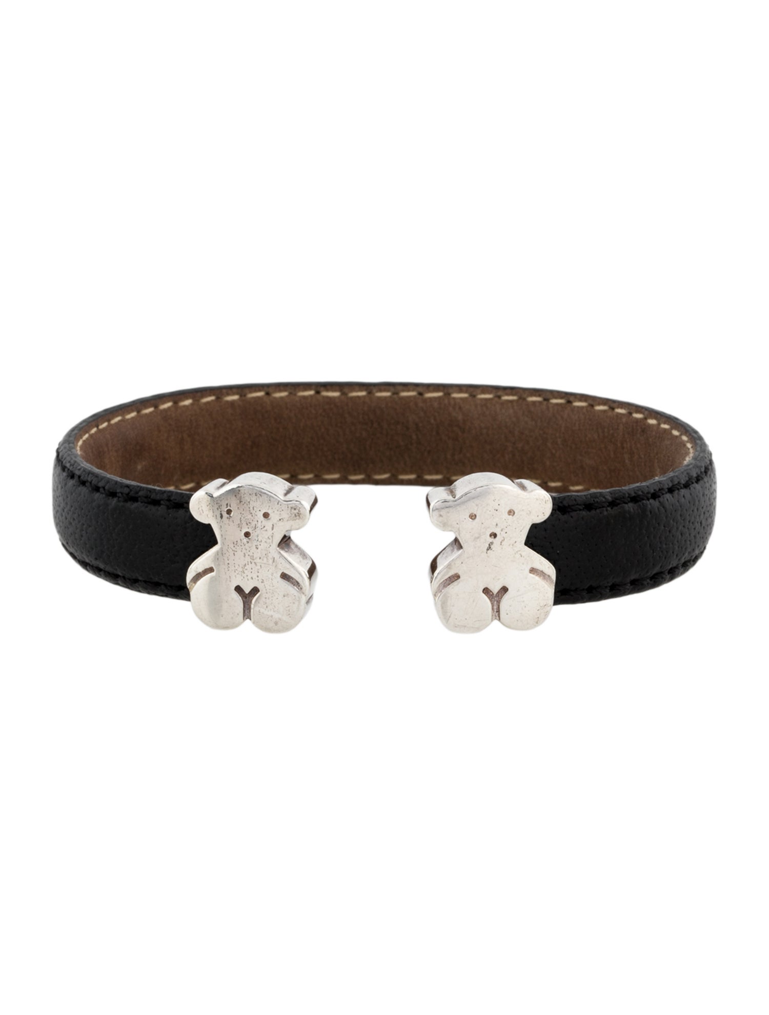 Tous Sweet Dolls Leather Cuff Bracelet