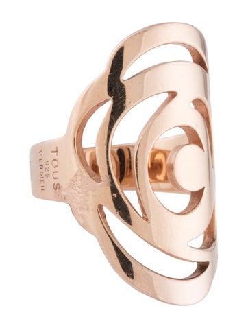 Pre-owned Tous Rosa D'abril Ring In Multicolor