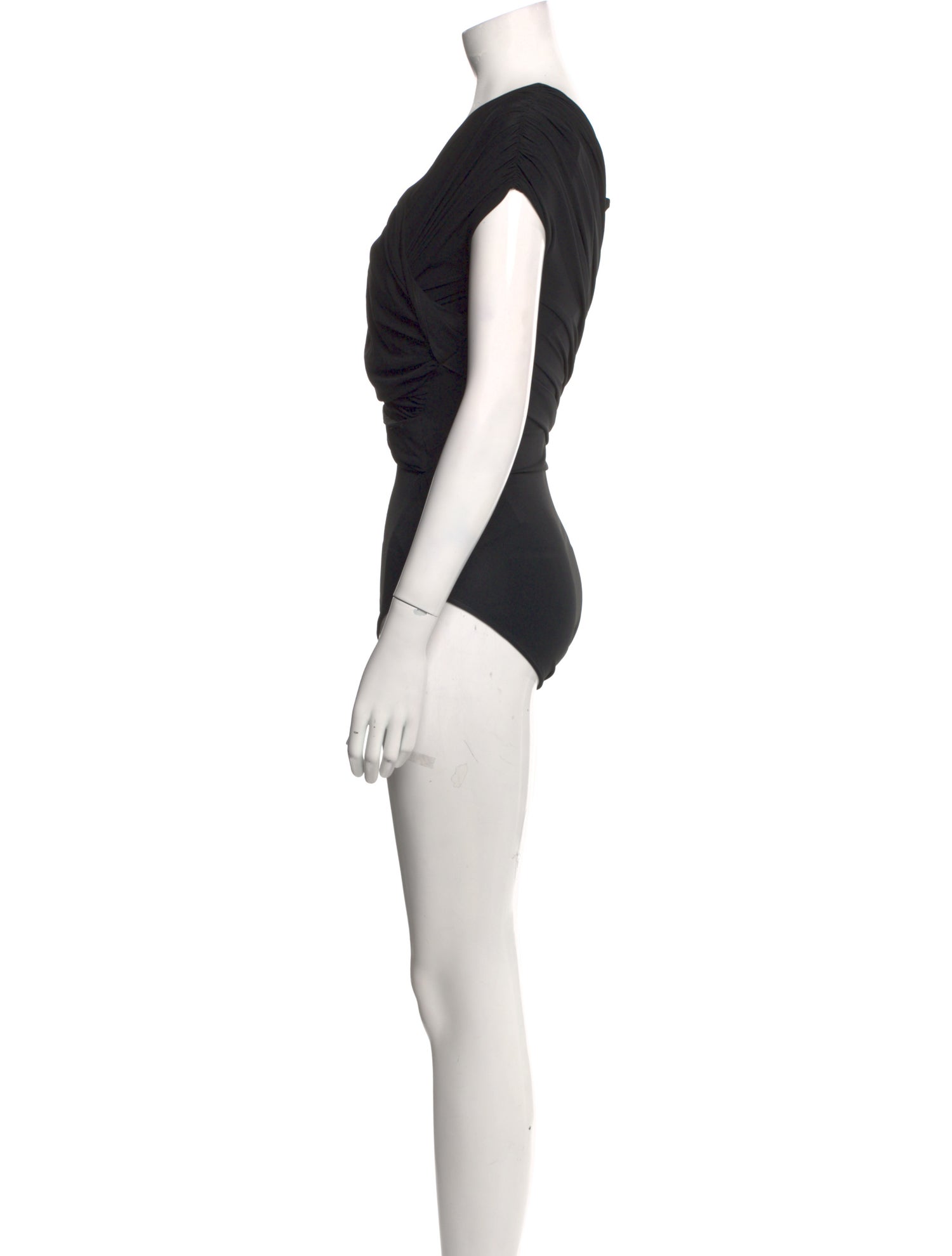 Tove Asymmetrical Short Sleeve Bodysuit w/ Tags