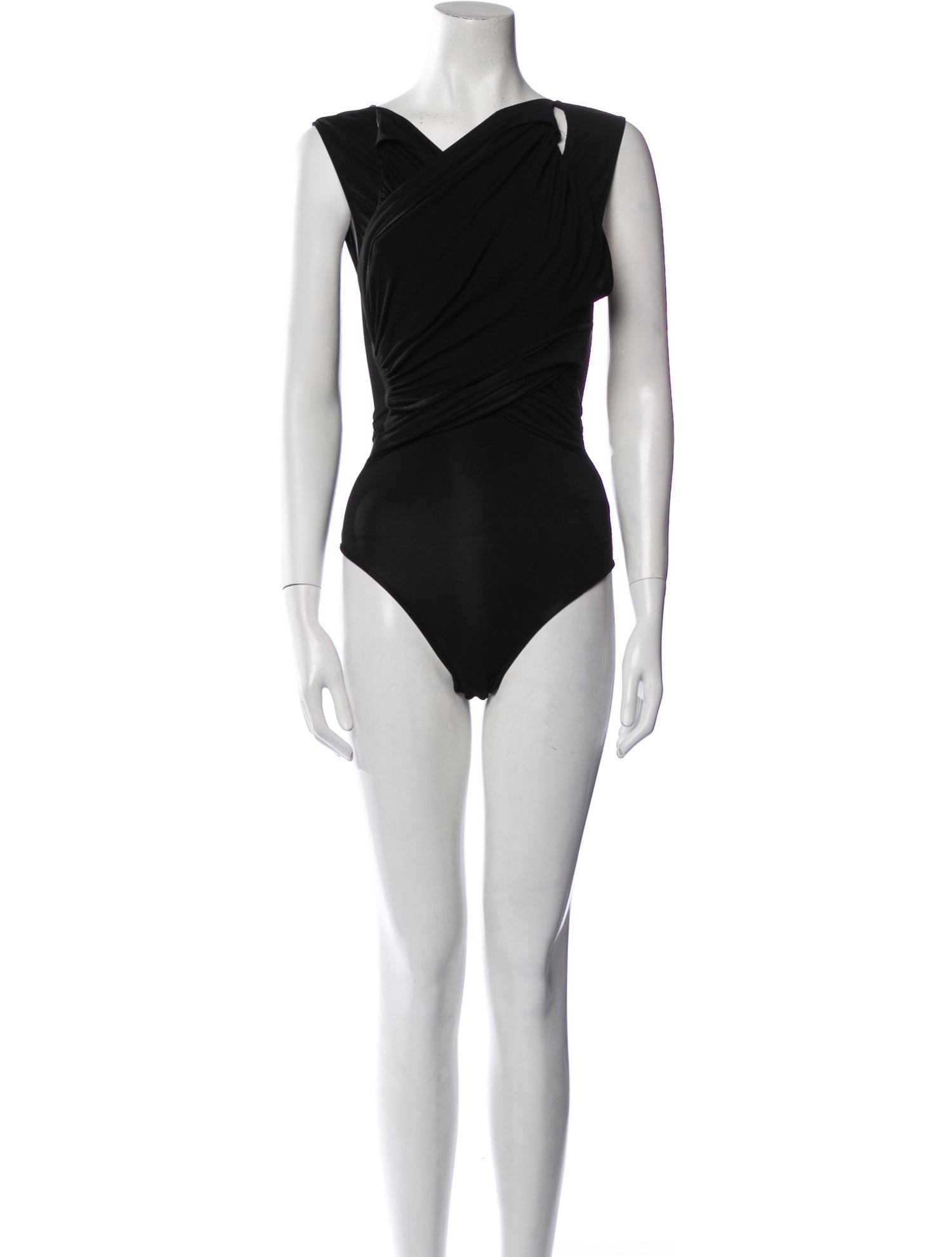 Tove Asymmetrical Sleeveless Bodysuit