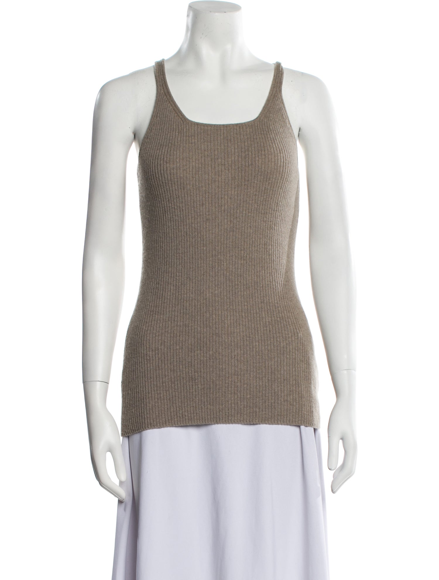 Tove Wool Square Neckline Top