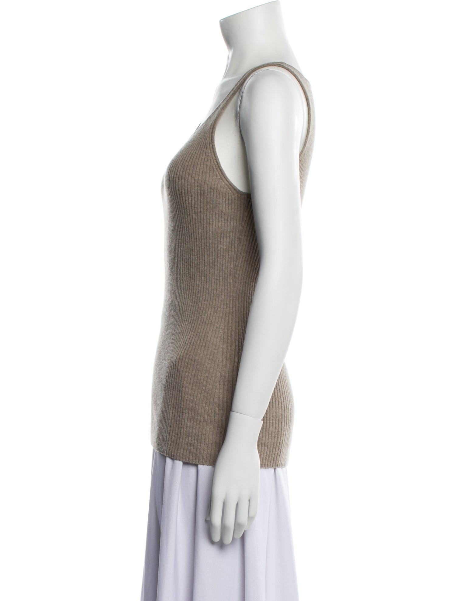 Tove Wool Square Neckline Top