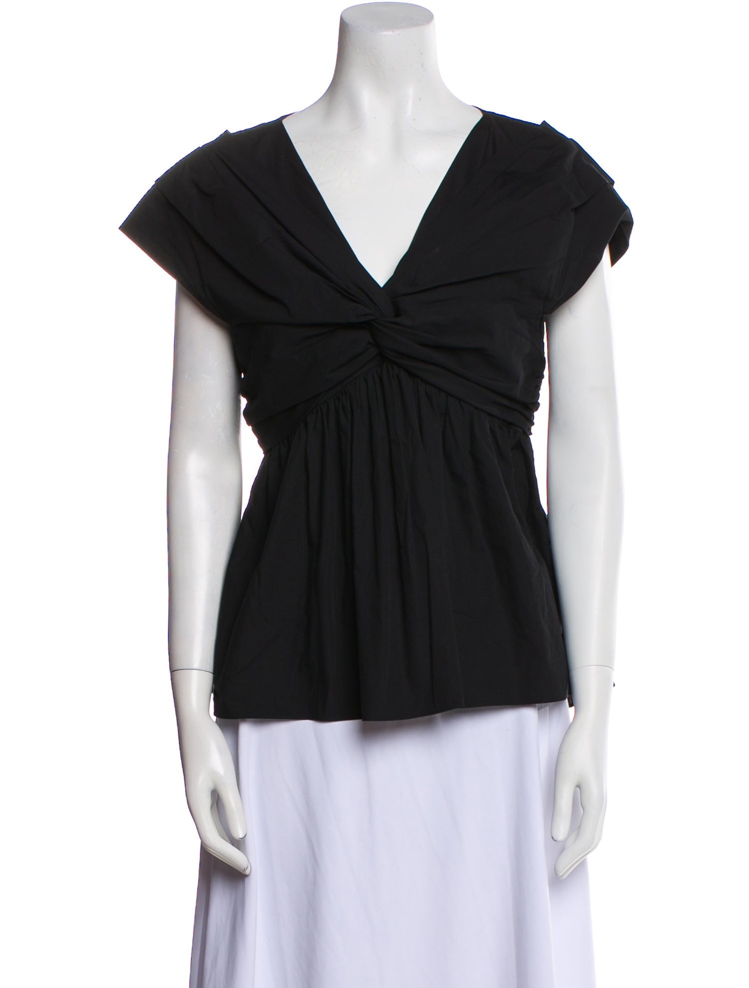 Tove V-Neck Short Sleeve Blouse