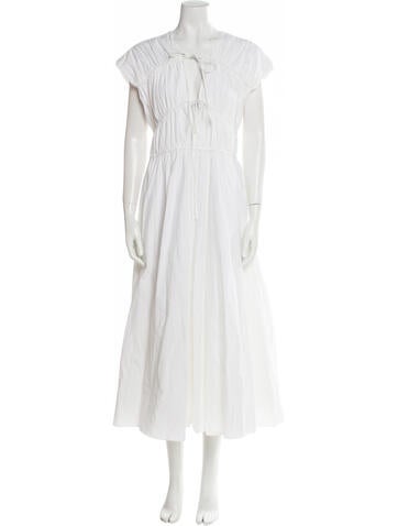 Tove Dresses Tie Neck Long Dress M