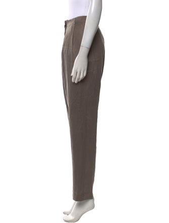 Tove Silk Straight Leg Pants