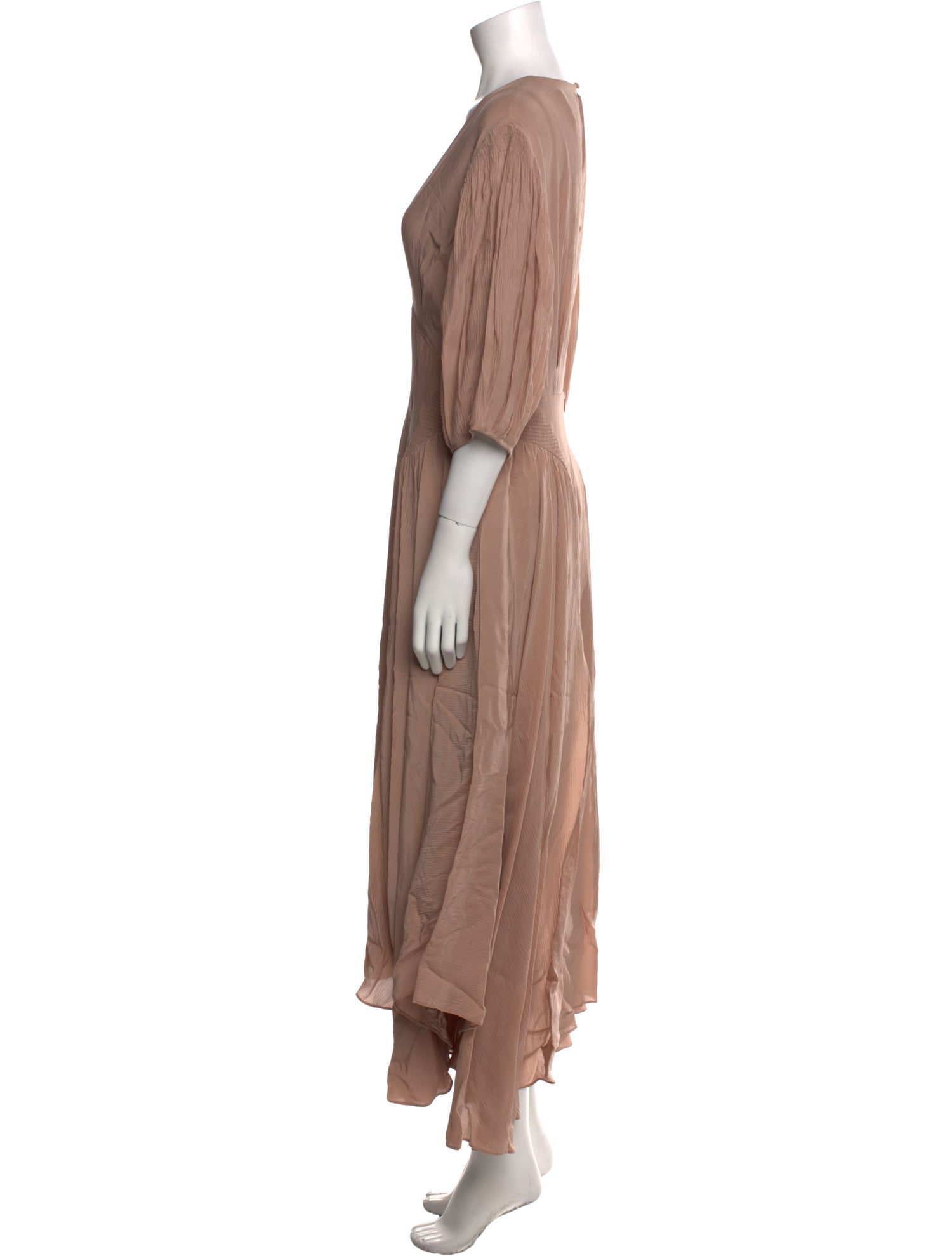 Tove Silk Long Dress