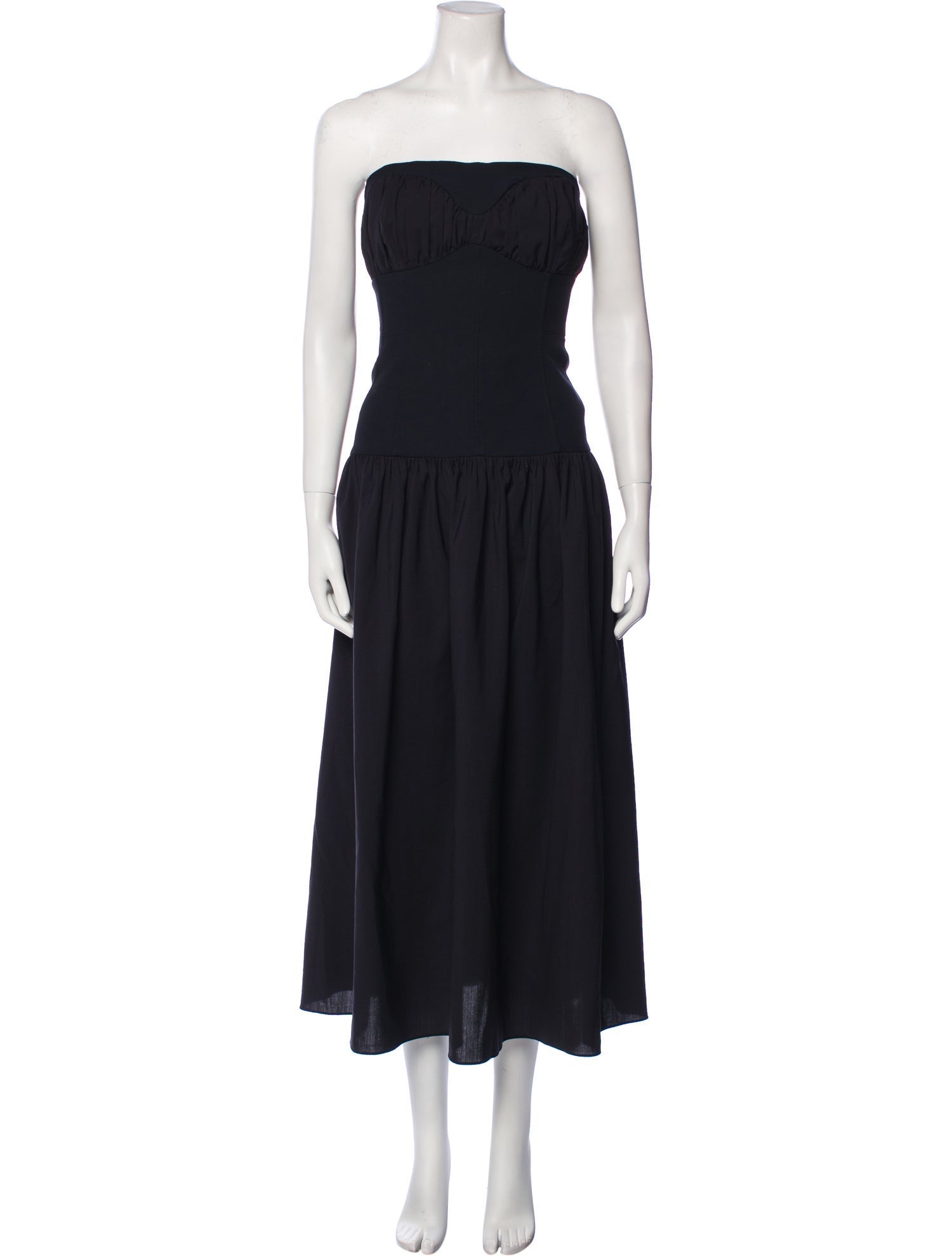 Tove Strapless Midi Length Dress