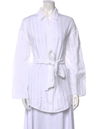 Tove Long Sleeve Button-Up Top