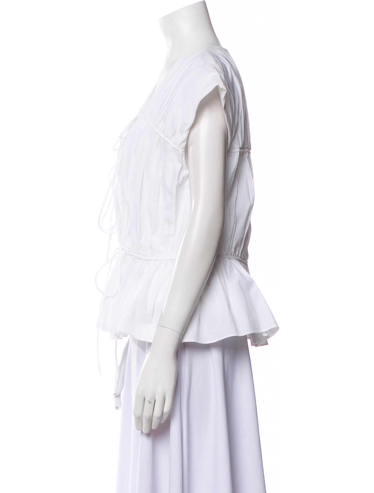 Tove V-Neck Short Sleeve Blouse