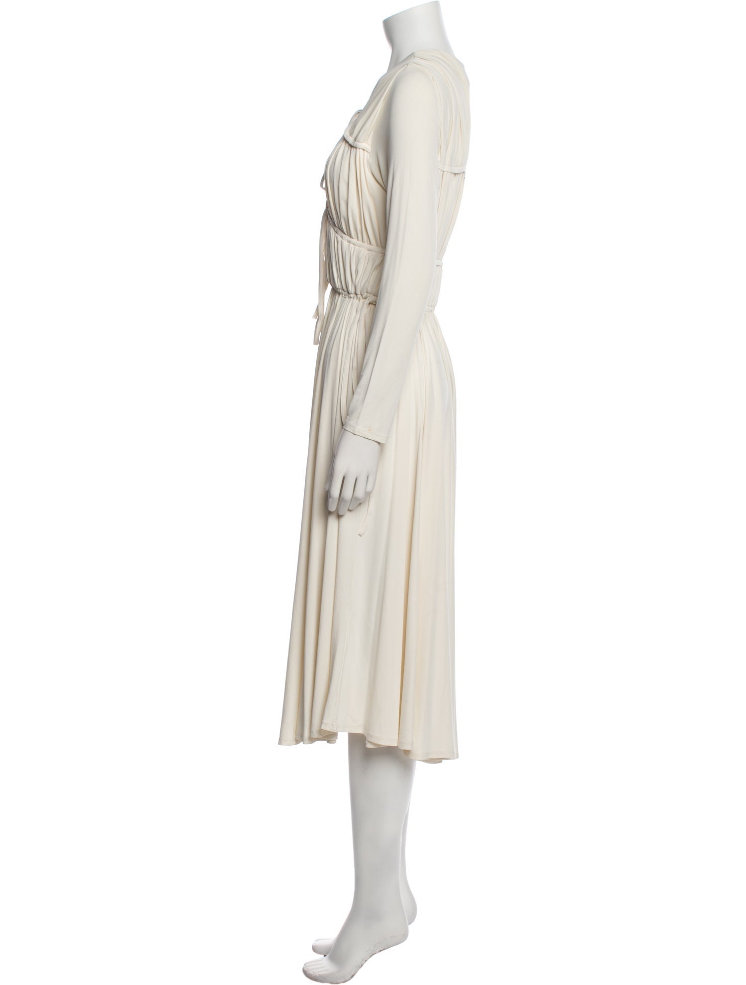 Tove V-Neck Midi Length Dress