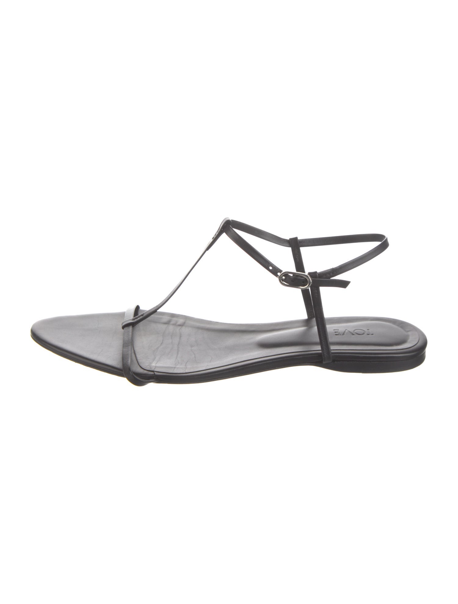 Tove Leather T-Strap Sandals