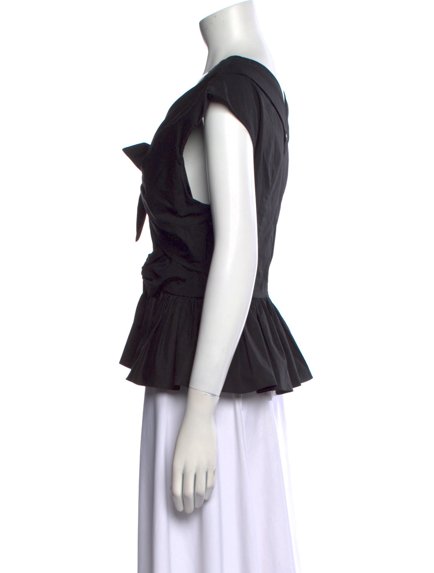 Tove V-Neck Short Sleeve Crop Top