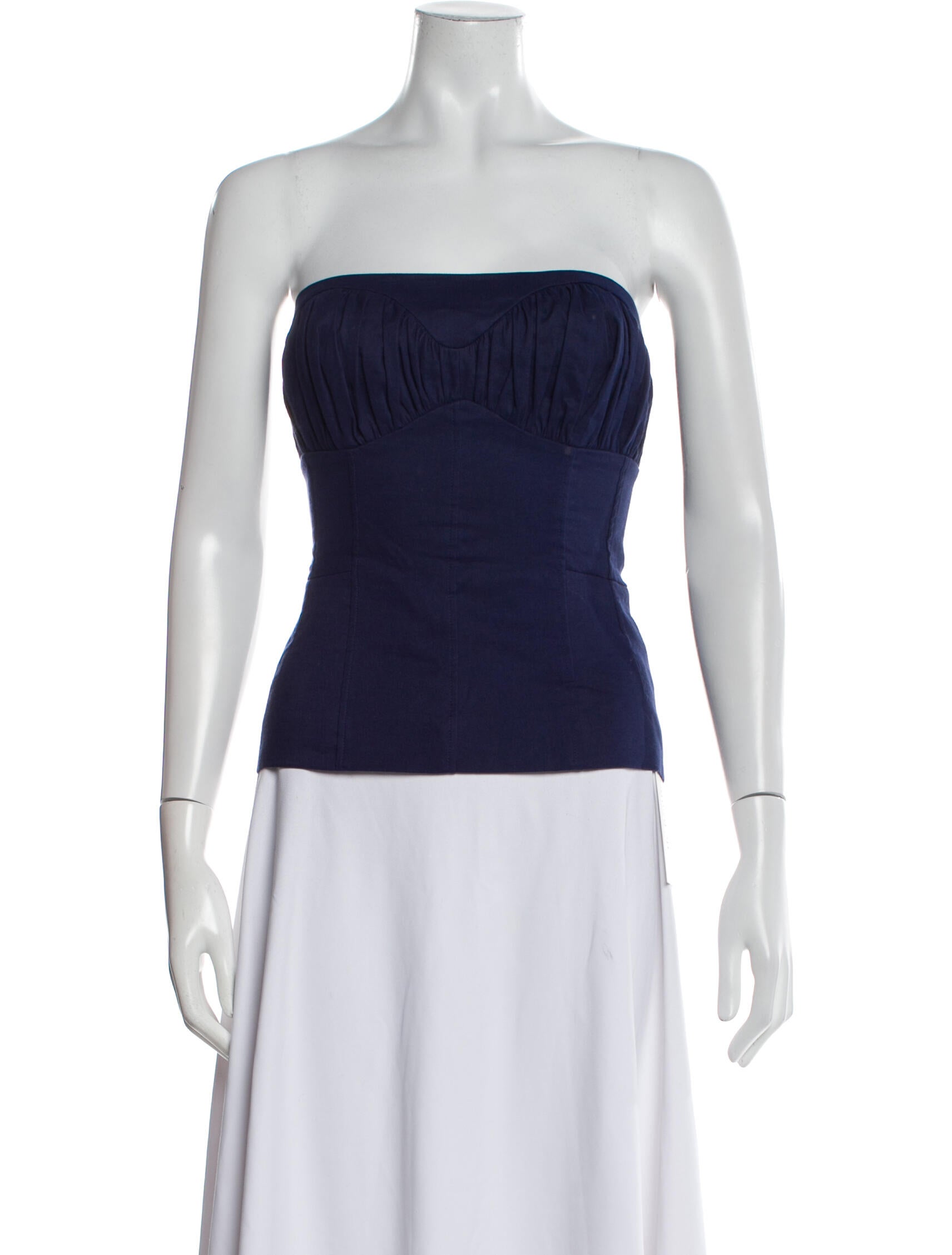 Tove Linen Strapless Top w/ Tags