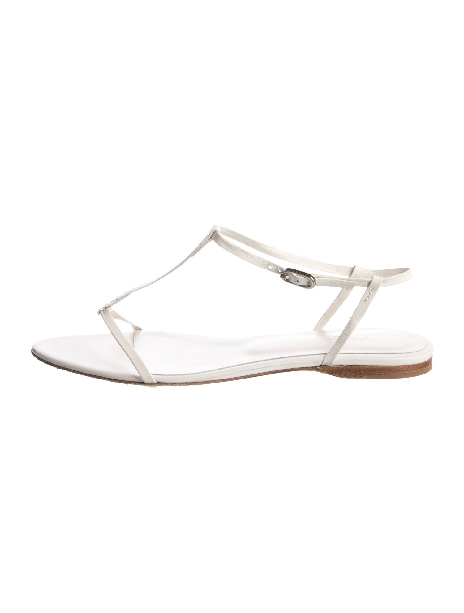 Tove Leather T-Strap Sandals