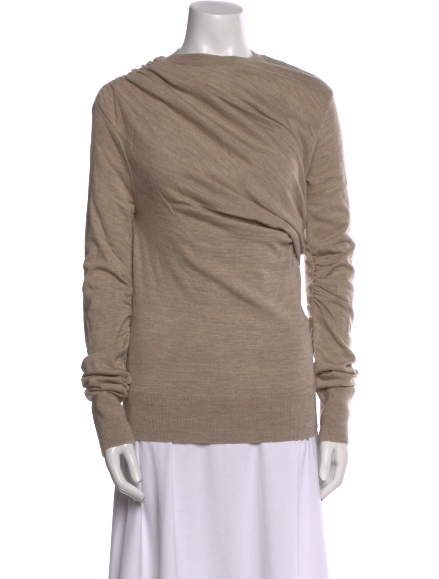 Tove Merino Wool Bateau Neckline Sweater