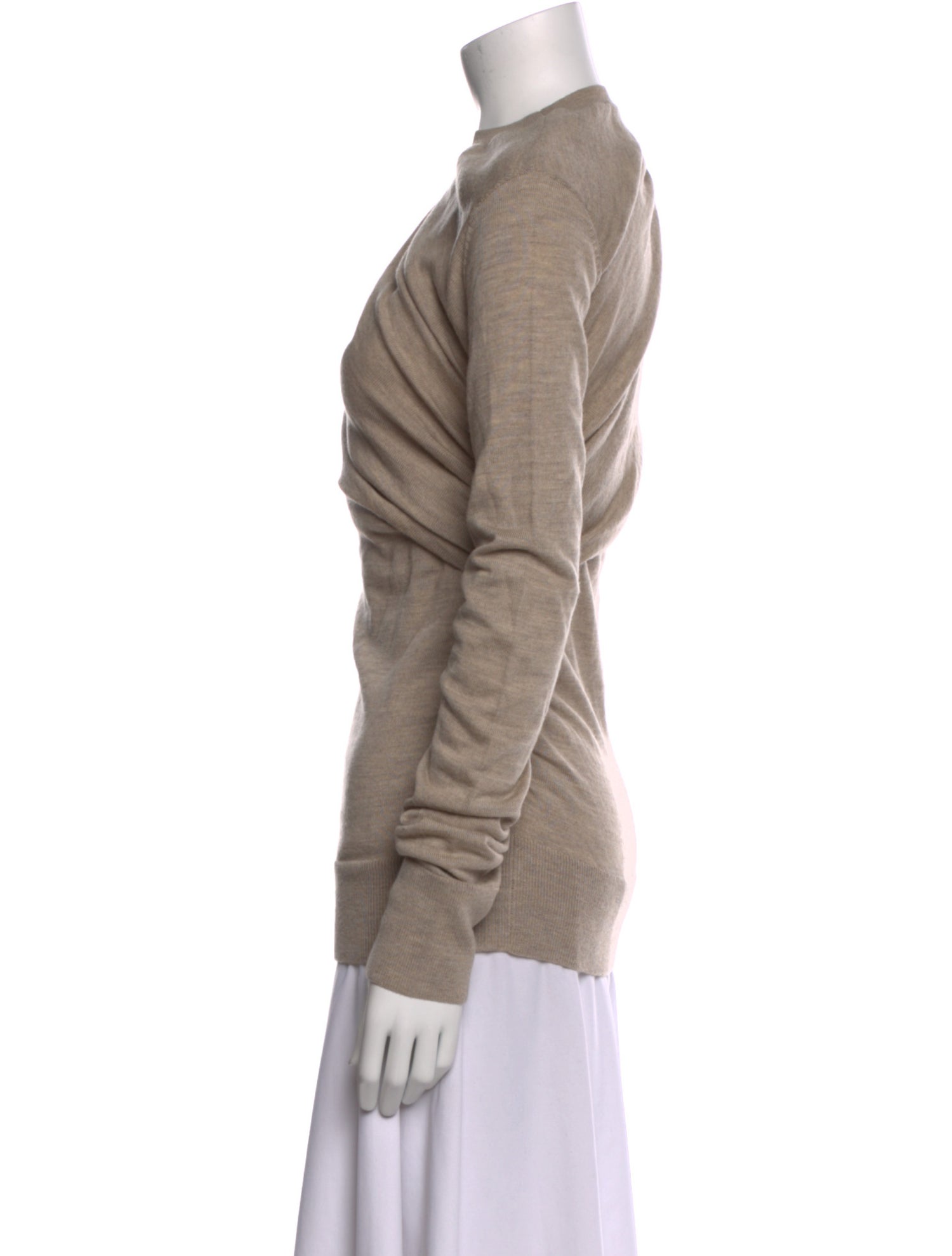 Tove Merino Wool Bateau Neckline Sweater