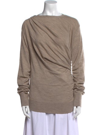 Tove Merino Wool Scoop Neck Sweater