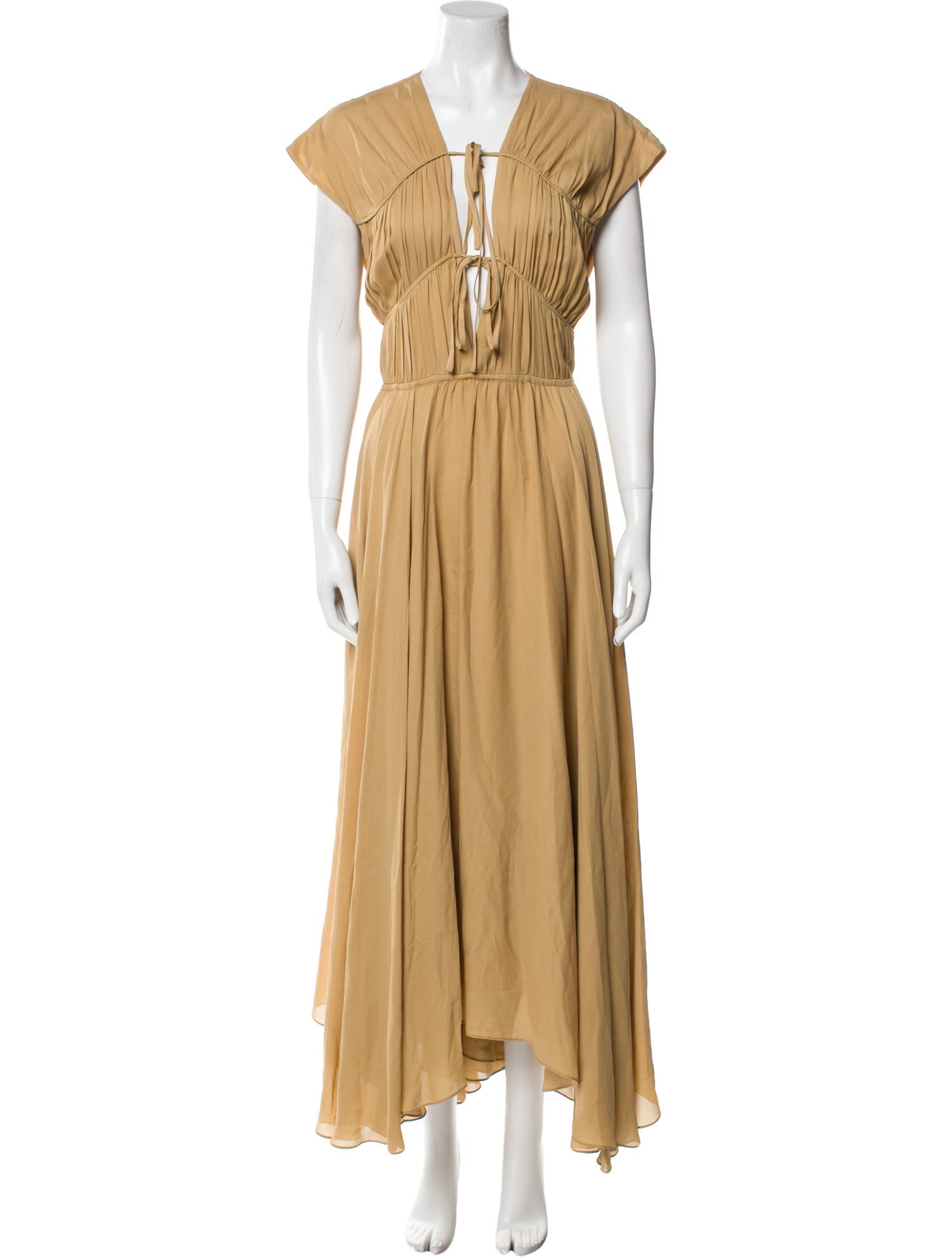 Tove Silk Long Dress