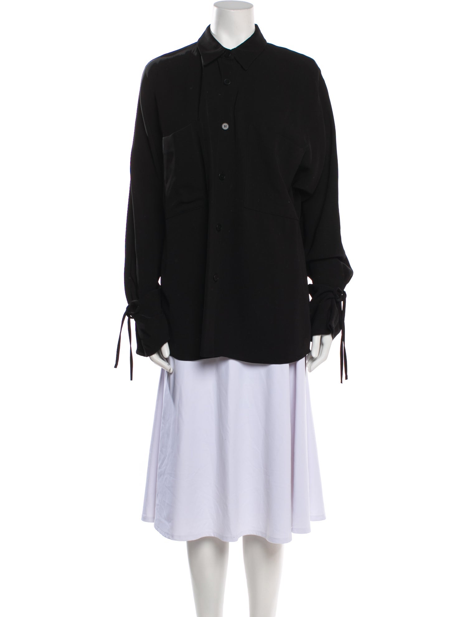 Tove Long Sleeve Button-Up Top