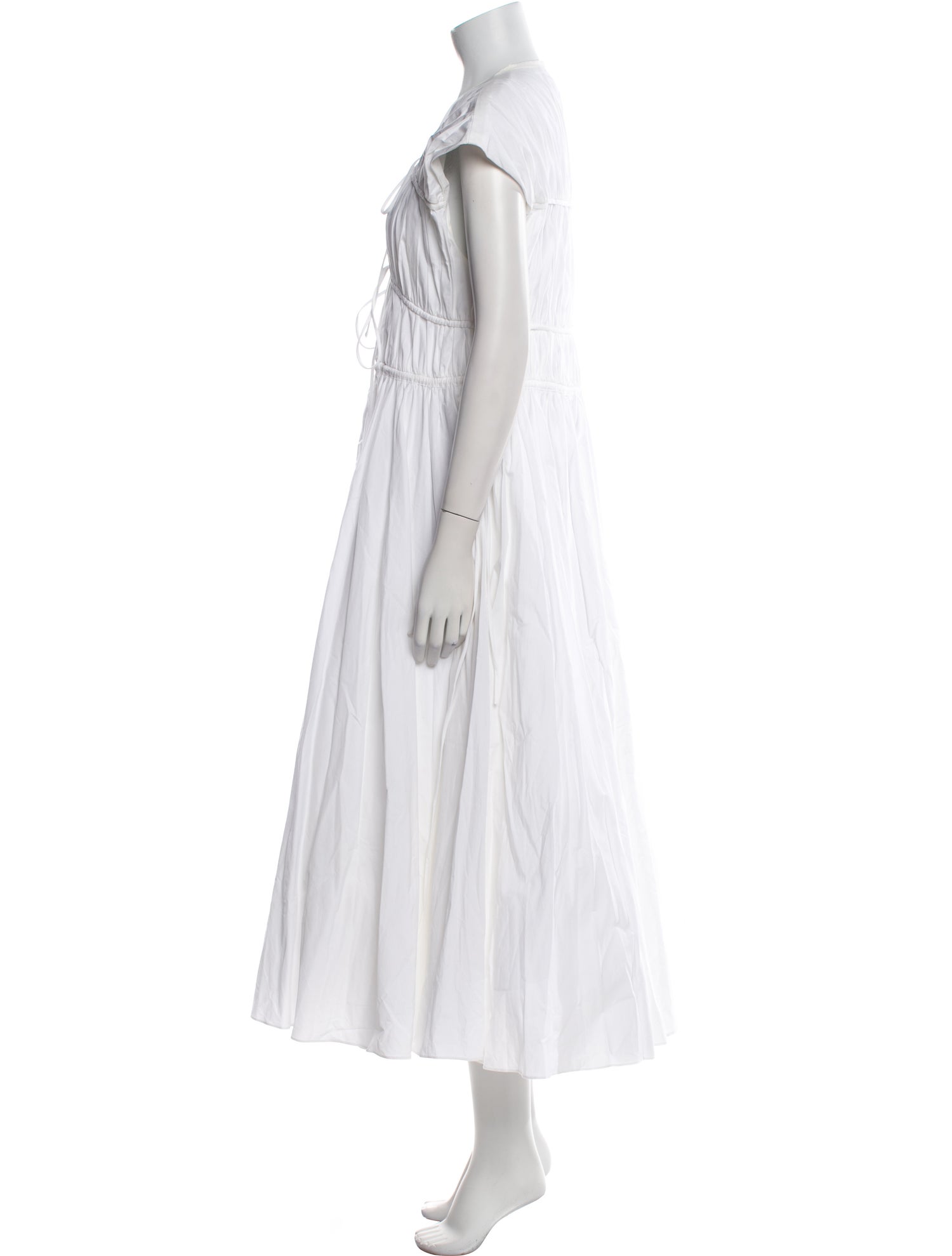 Tove Tie Neck Long Dress