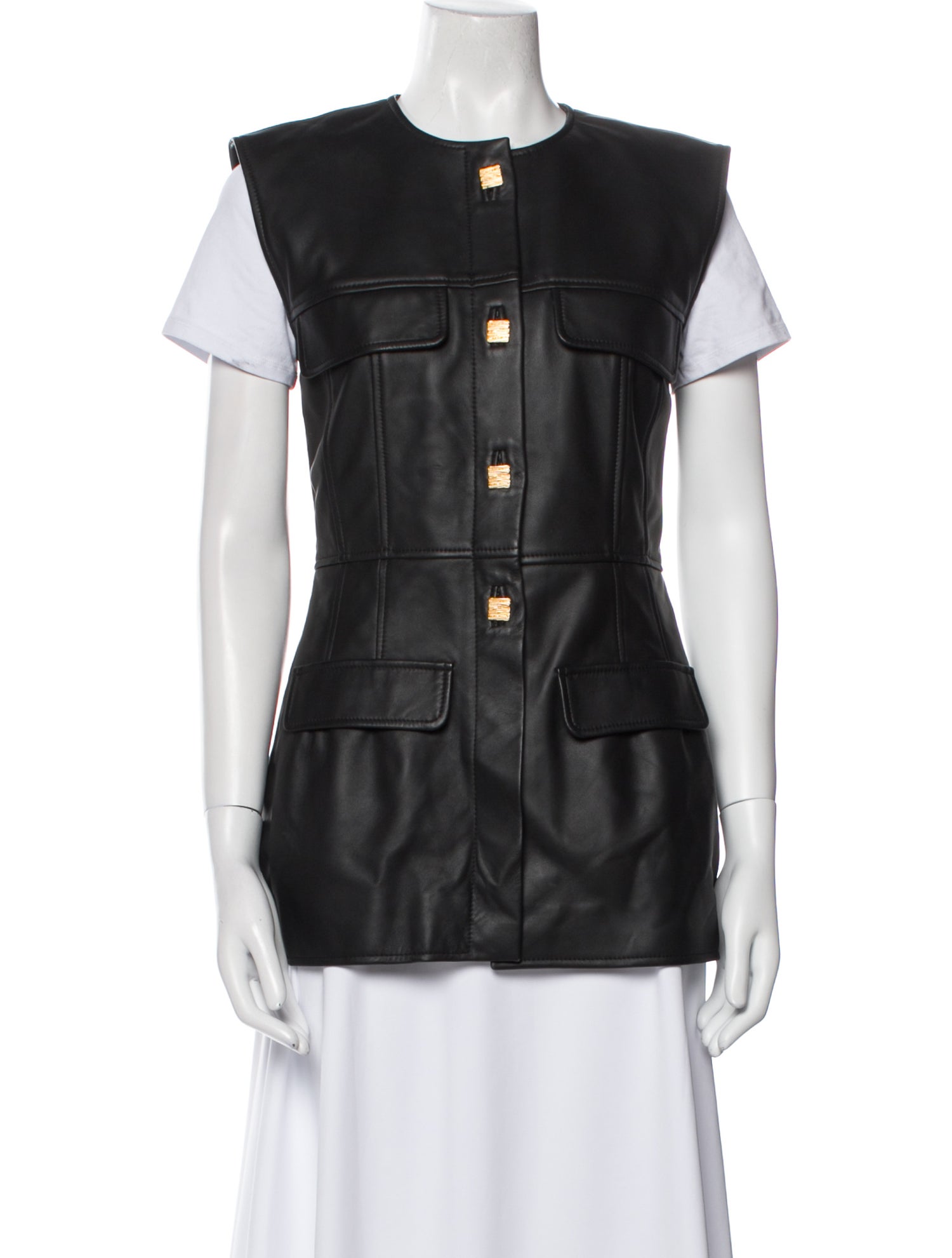 Tove Leather Vest