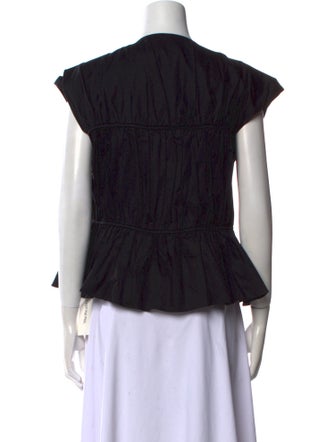 Tove V-Neck Short Sleeve Blouse