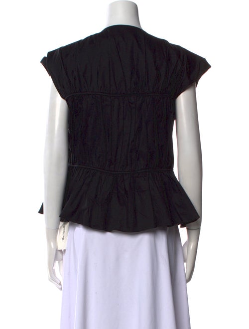 Tove V-Neck Short Sleeve Blouse