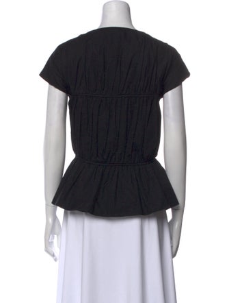 Tove V-Neck Short Sleeve Blouse