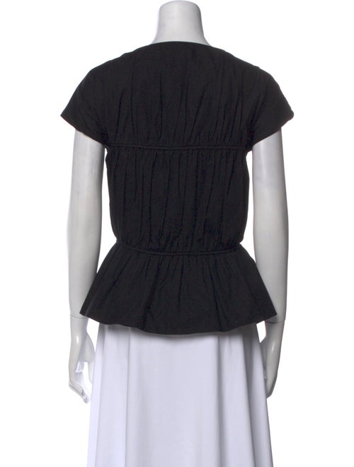 Tove V-Neck Short Sleeve Blouse