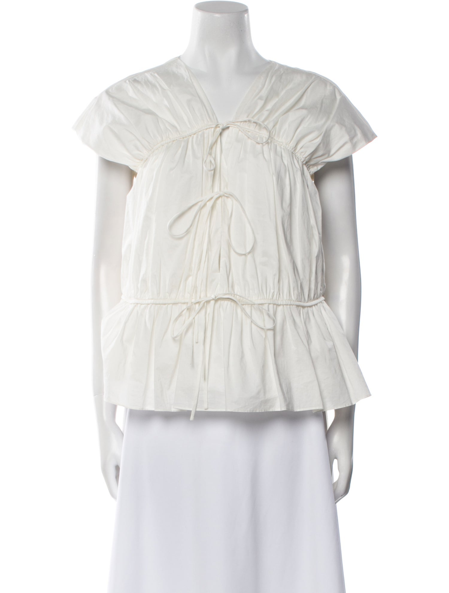 Tove Off-The-Shoulder Short Sleeve Blouse